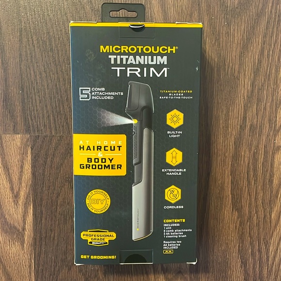 ⚜️Micro touch Titanium Trim Hair & Body Groomer! NWT! - Picture 3 of 7
